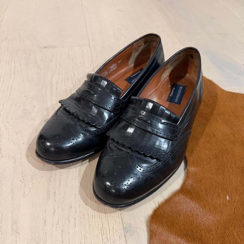 Boston-proper Men's Black Loafers